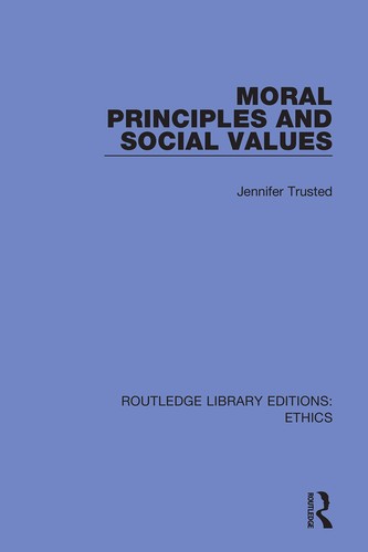 Moral principles and - moral,